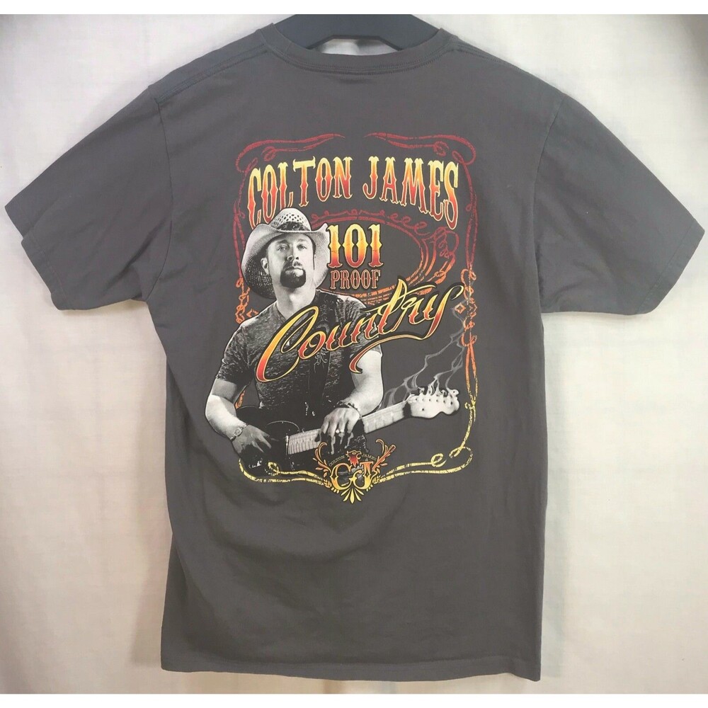 Colton James 101 Proof Country T-Shirt Size Large